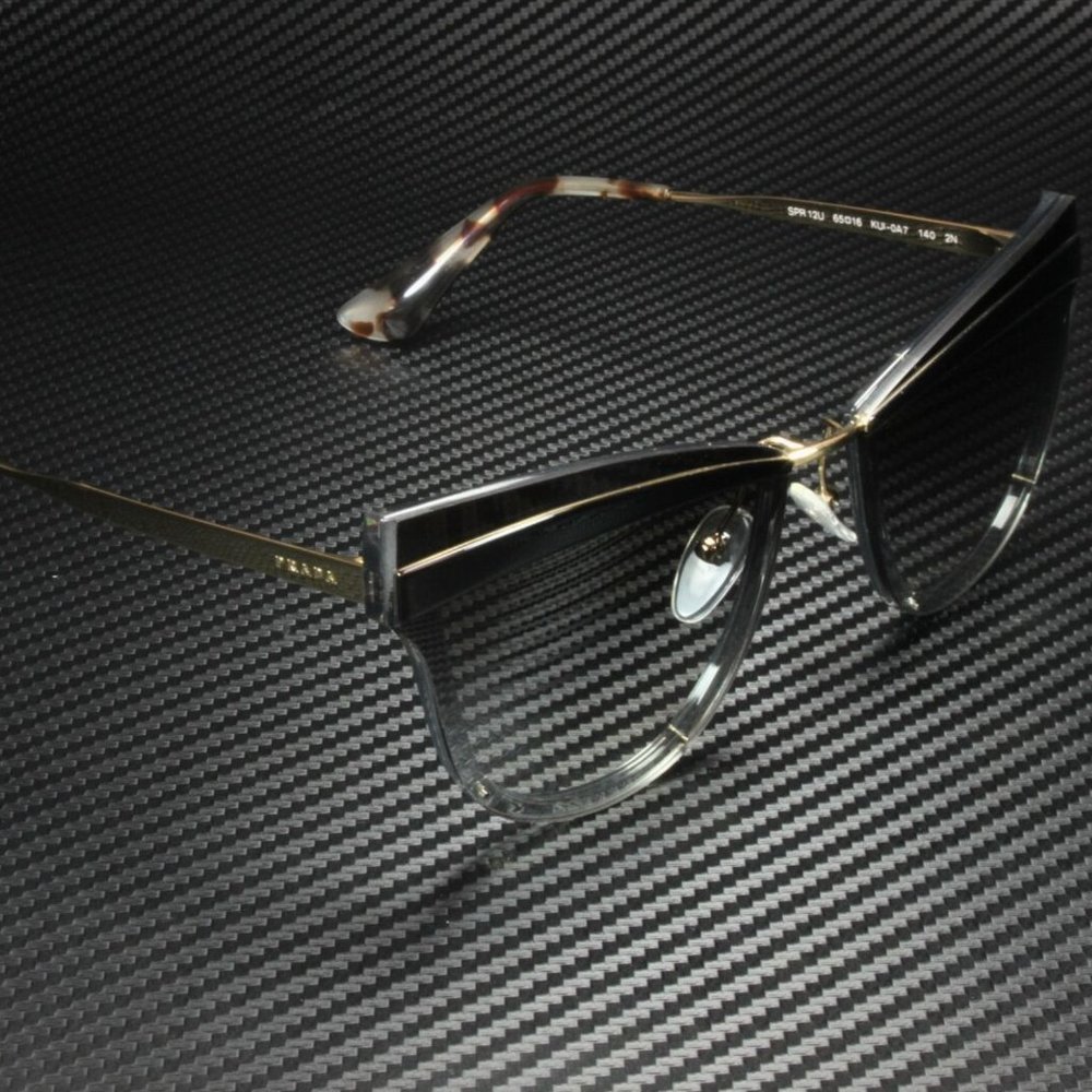 Prada Women's Gold and Grey Gradient Sunglasses! - Picture 3 of 4